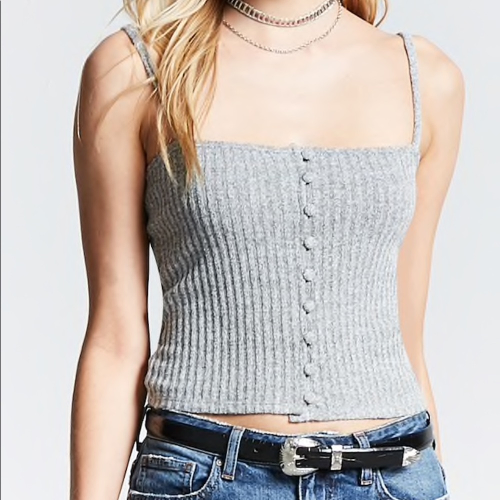 Ribbed knit top